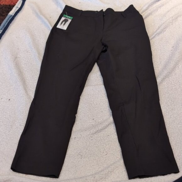 Sz 12 Talbots Black Dress Style Pants - Picture 1 of 7